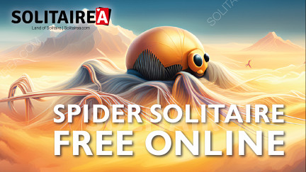 العب سبايدر سوليتير مجانًا عبر الإنترنت بعدة وضعيات صعوبة